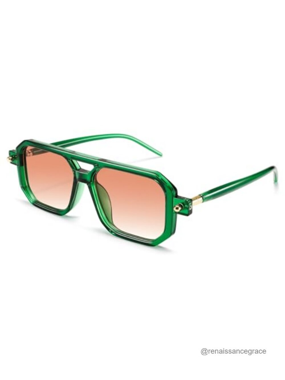 Retro Aviator Sunglasses for Women Men UV400 Protection Gradient Lens